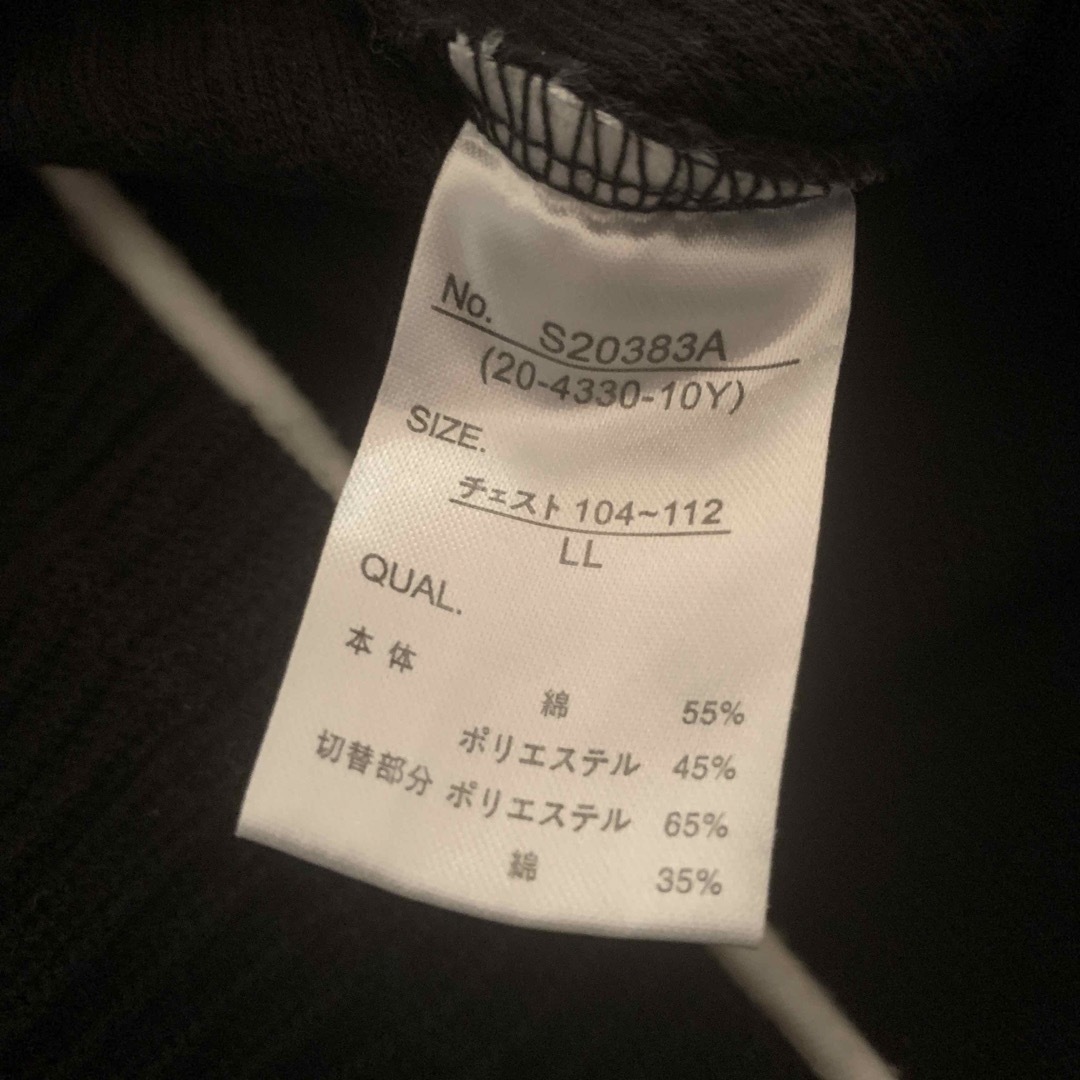 メンズ　黒カットソー メンズのトップス(Tシャツ/カットソー(半袖/袖なし))の商品写真
