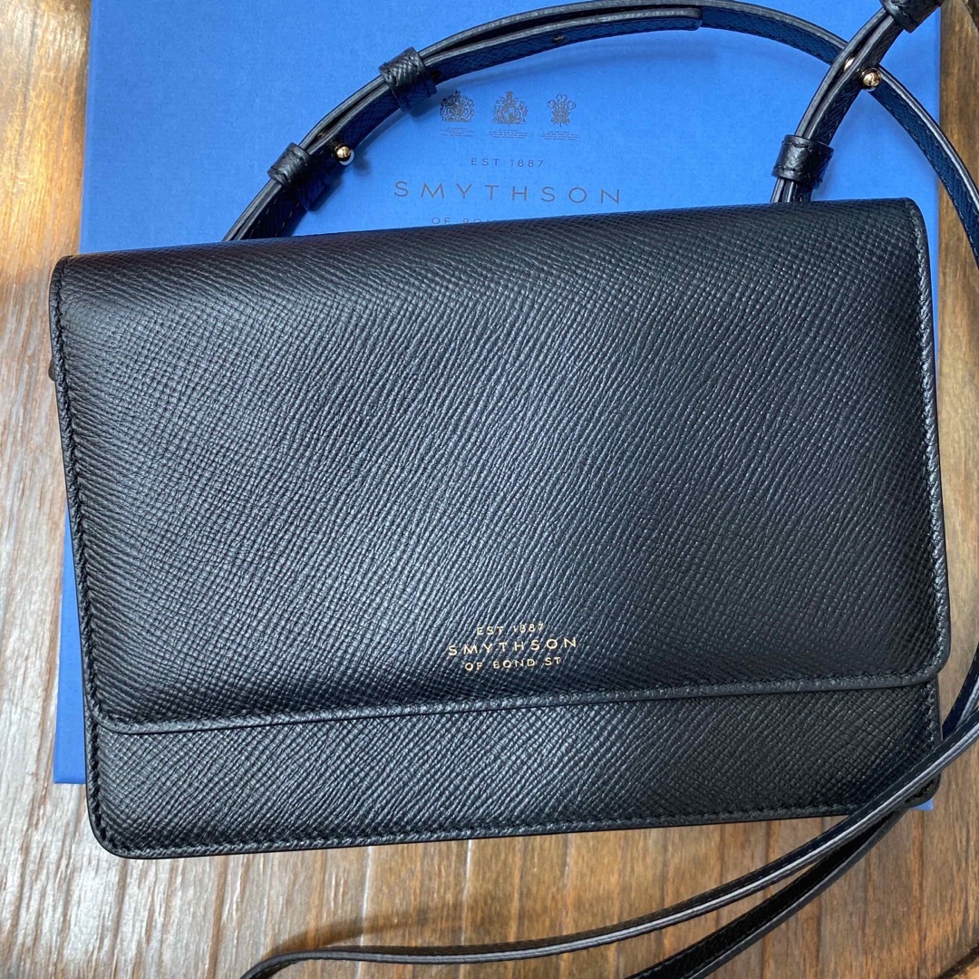 極美品 SMYTHSON(スマイソン) PANAMA クロスボディ ミニバッグ
