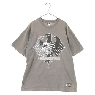 ネイバーフッド(NEIGHBORHOOD)のNEIGHBORHOOD ネイバーフッド 09SS ×PUSHEADフロントスカルプリント 半袖Tシャツ カットソー カーキ(Tシャツ/カットソー(半袖/袖なし))