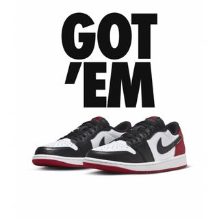 ジョーダン(Jordan Brand（NIKE）)のNike Air Jordan 1 Retro Low OG Black Toe(スニーカー)