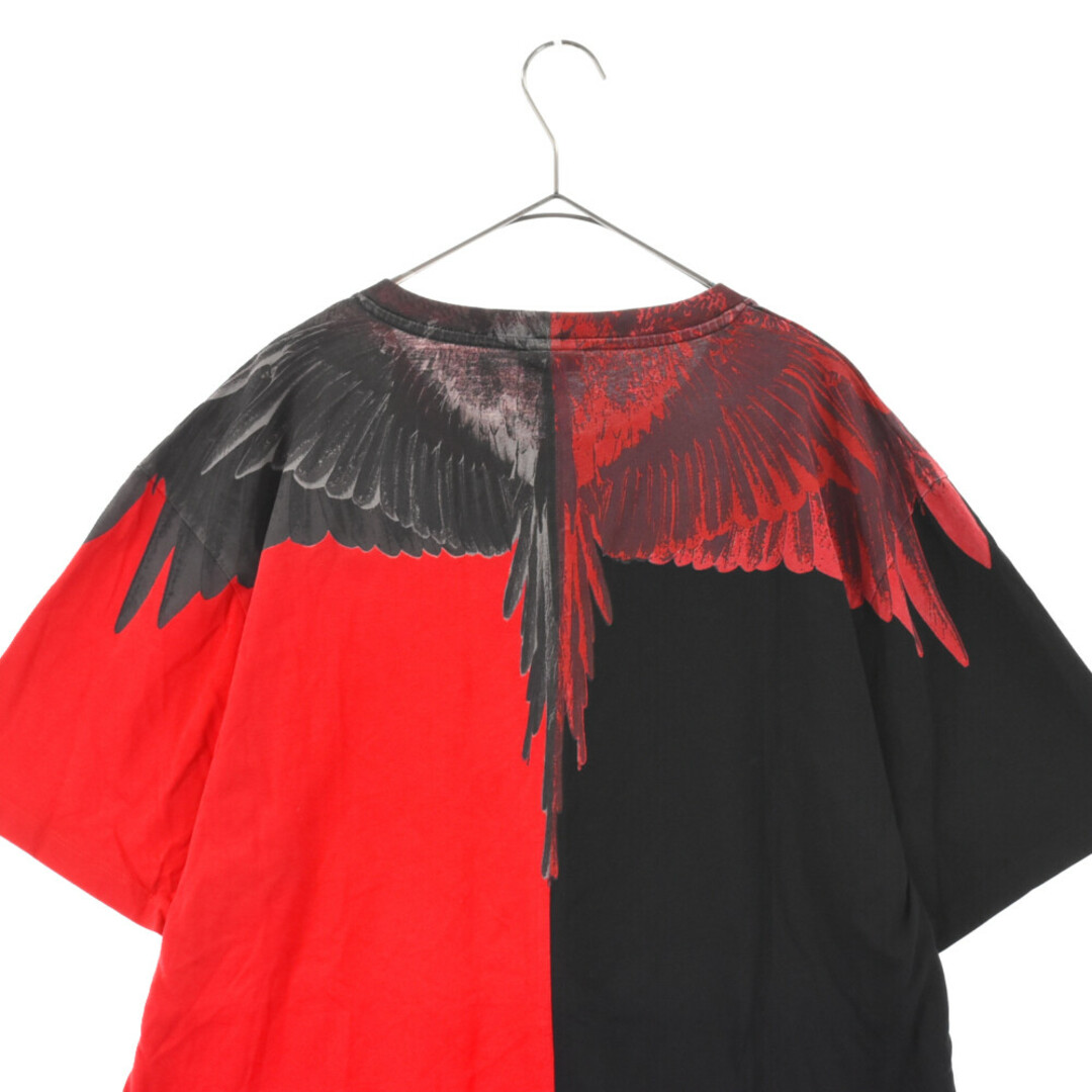 MARCELO BURLON(マルセロブロン)のMARCELO BURLON マルセロバーロン Wing Tee ウィング半袖Tシャツ レッド/ブラック メンズのトップス(Tシャツ/カットソー(半袖/袖なし))の商品写真