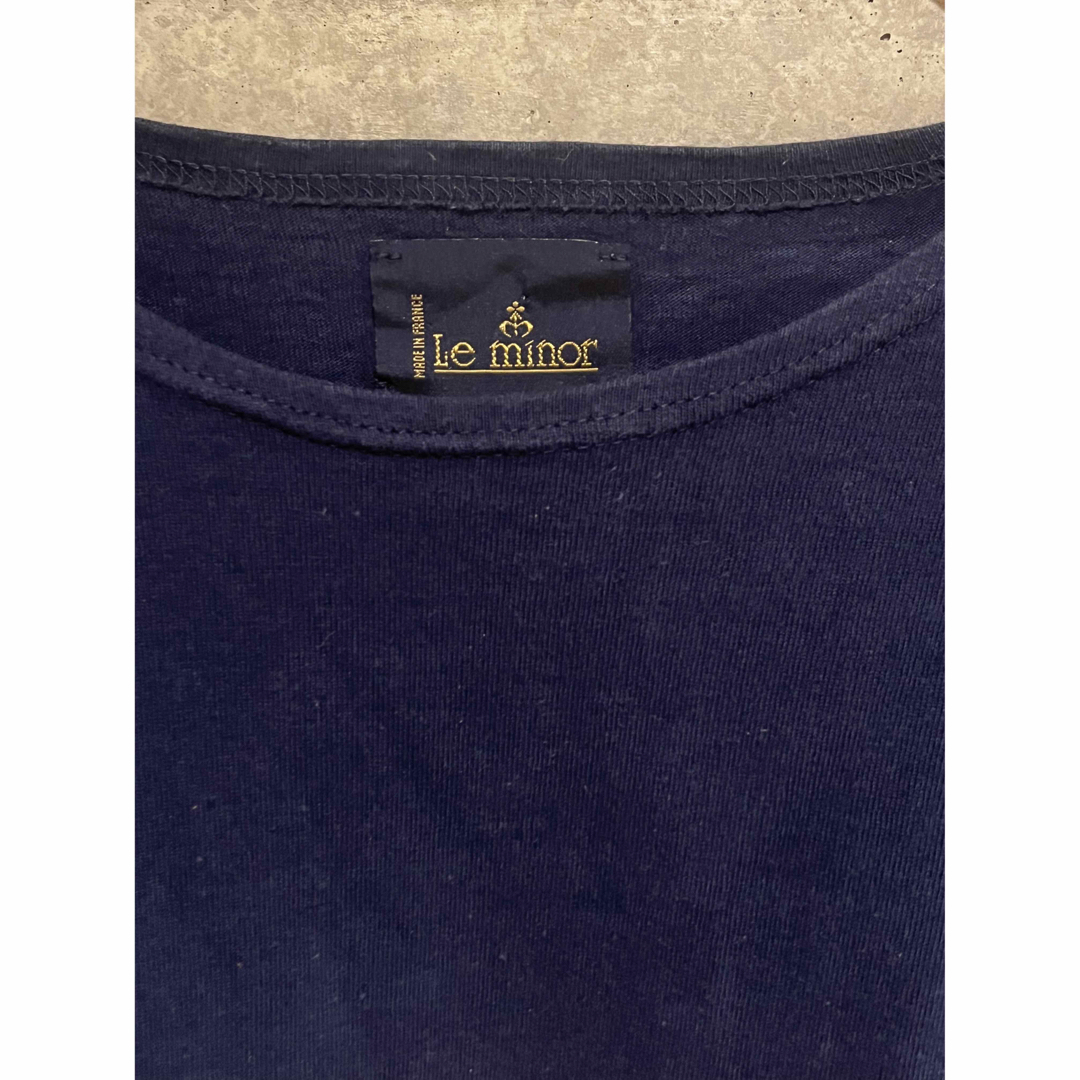 Le Minor(ルミノア)のフランス製 Le mior ボーダーバスクシャツ メンズのトップス(Tシャツ/カットソー(七分/長袖))の商品写真