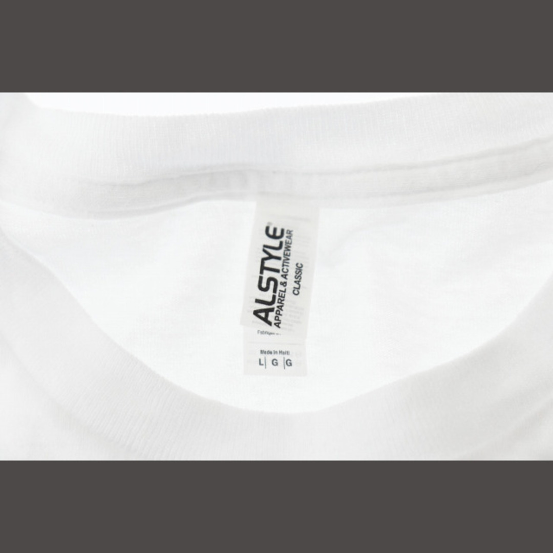 カフェレッグ #3 ロゴ プリント Tシャツ L 白 カフェレッグ #3 ロゴ プリント Tシャツ L 白