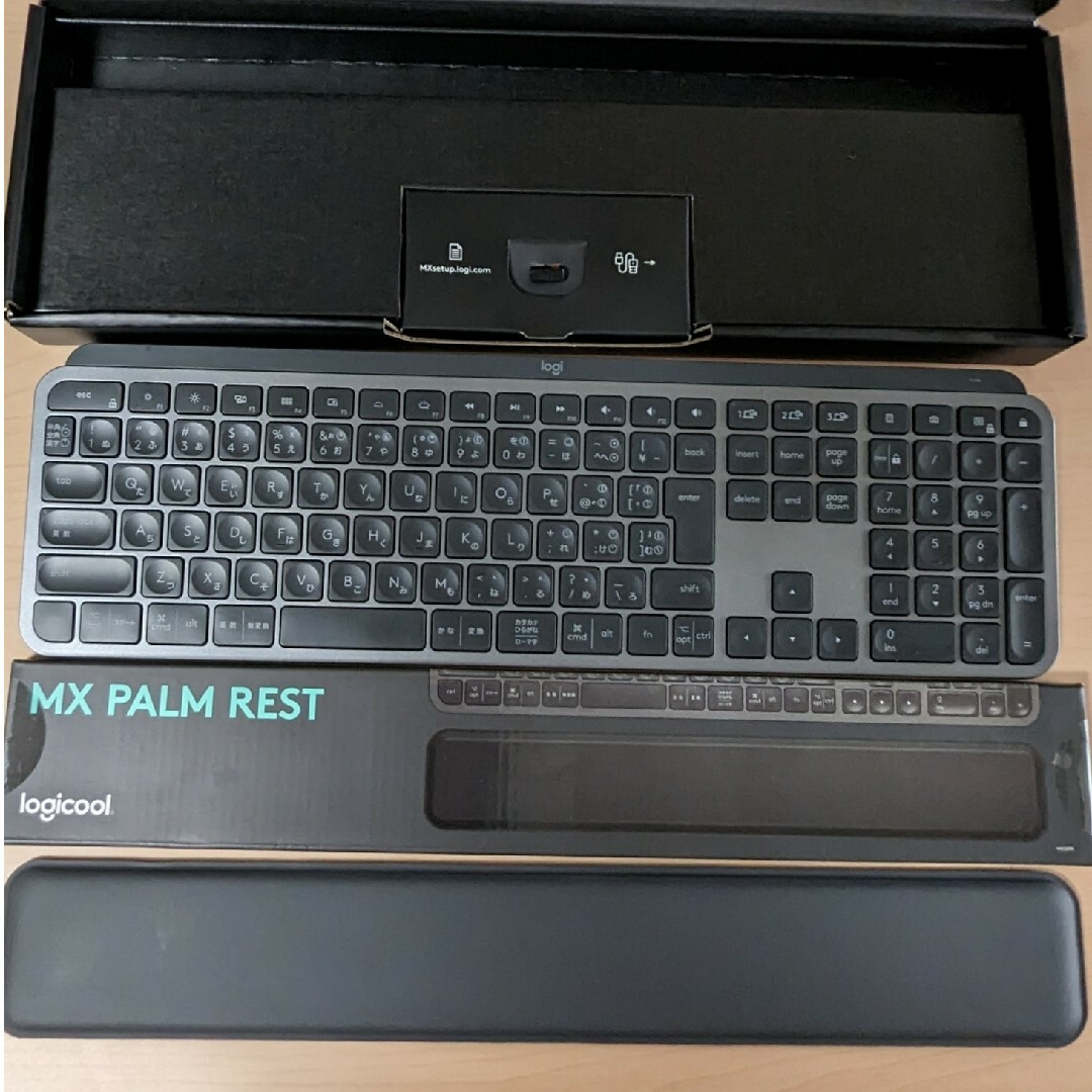ロジクール MX KEYS S ワイヤレス キーボード KX800sGRPC/タブレット