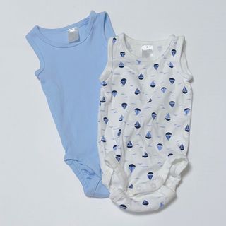 エイチアンドエム(H&M)のロンパース　4-6M ☆ボーイ☆新品未使用2枚セット(ロンパース)