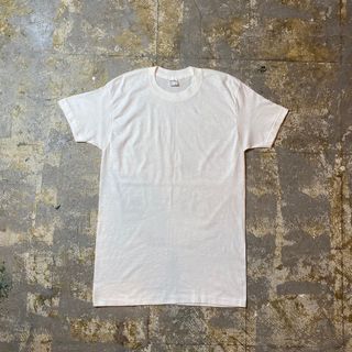 タウンクラフト(TOWNCRAFT)の70s towncraft プレーンTシャツ 42 ホワイト(Tシャツ/カットソー(半袖/袖なし))