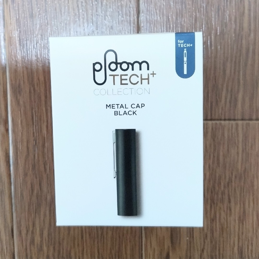 PloomTECH(プルームテック)のプルームテック プラス メタルキャップ（BLACK）ステッカー付 メンズのファッション小物(タバコグッズ)の商品写真