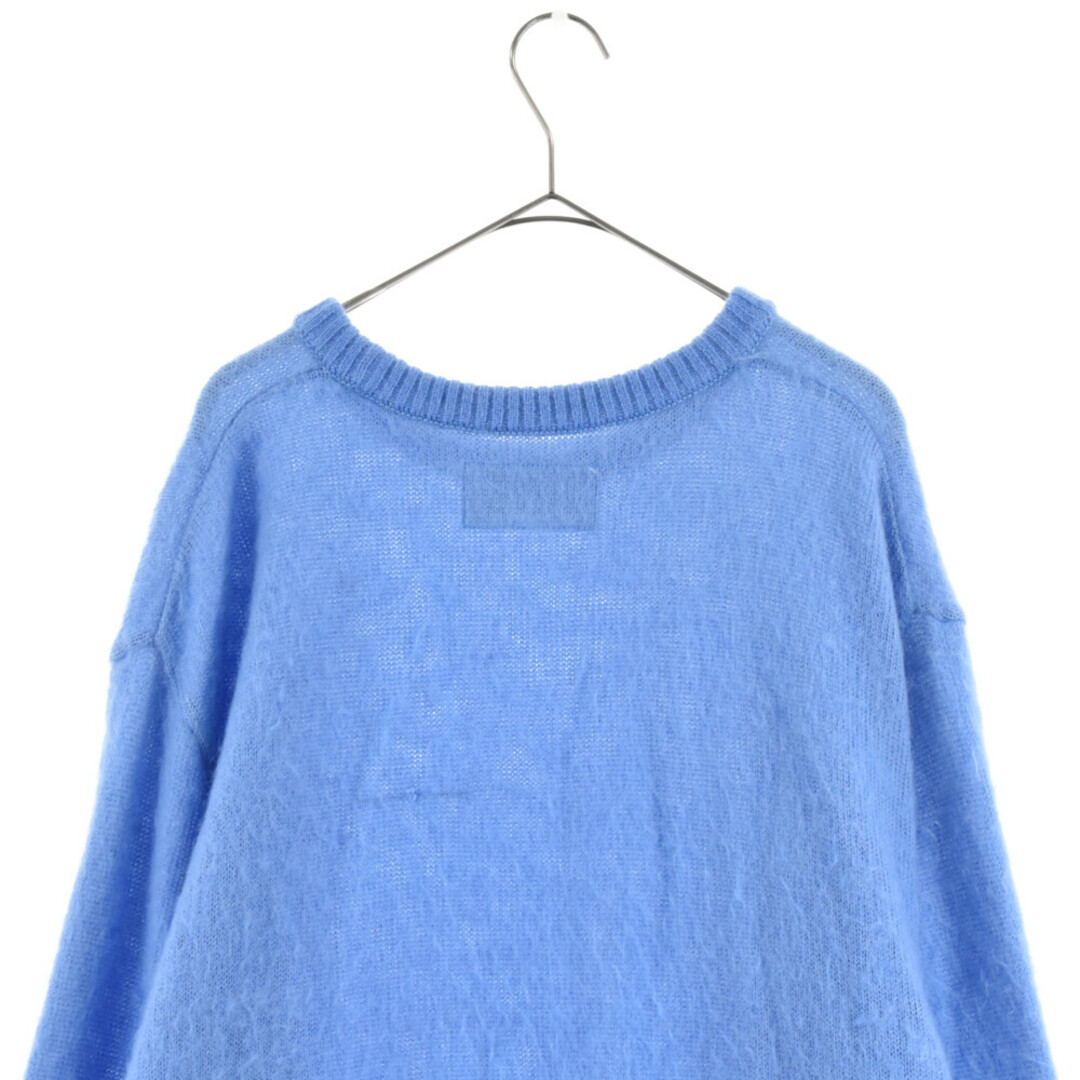 WACKO MARIA ワコマリア 22AW MOHAIR CREW NECK SWEATER モヘア クルーネック ニットセーター ブルー 22FW-WMK-KN05 3