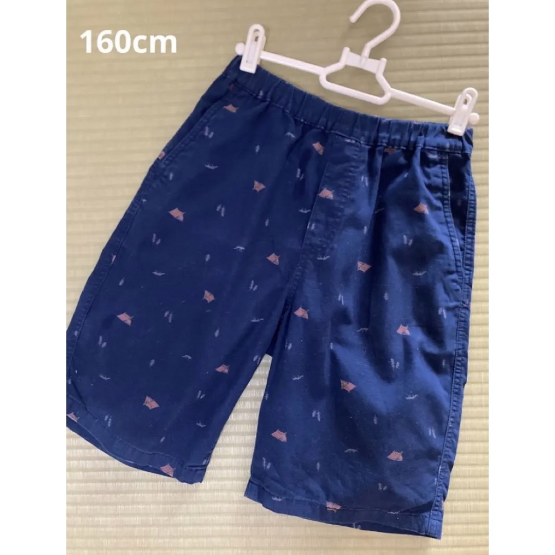 ユニクロ ハーフパンツ　UNIQLO 160cm キッズ/ベビー/マタニティのキッズ服男の子用(90cm~)(パンツ/スパッツ)の商品写真