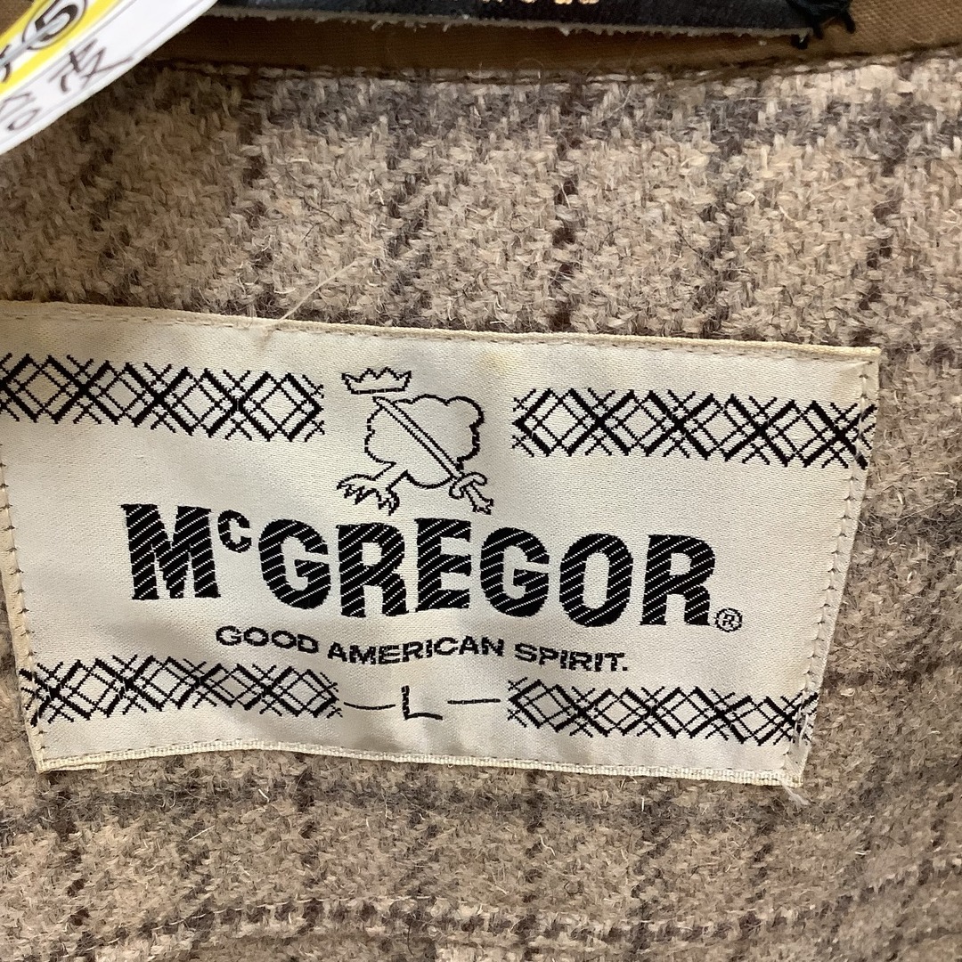 【希少】80s McGREGOR マックレガー　ボア　ハーフコート　ベージュ　L