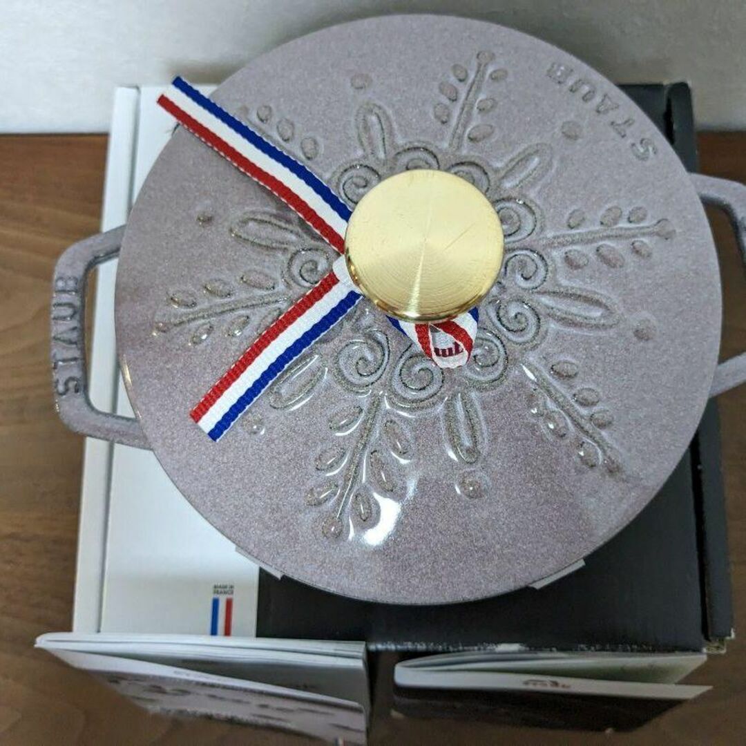 ストウブ staub スノーフレーク シフォンローズ 16CM 生涯保証付 - www