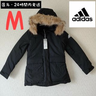 アディダス(adidas)のアディダス　W UTL フーデッドパデッドジャケット　レディース(毛皮/ファーコート)