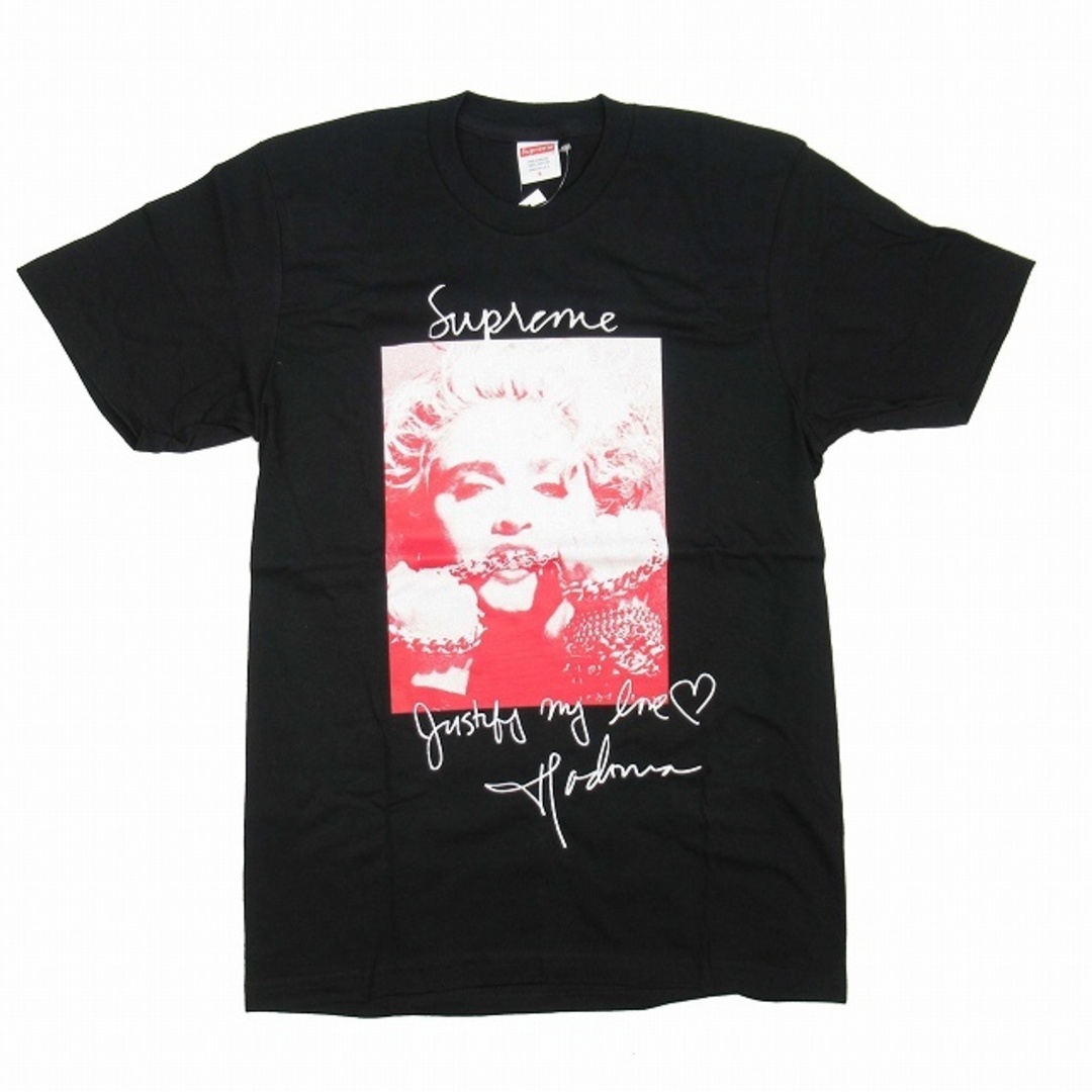 18aw シュプリーム MADONNA TEE Tシャツ マドンナ S 黒45cm着丈