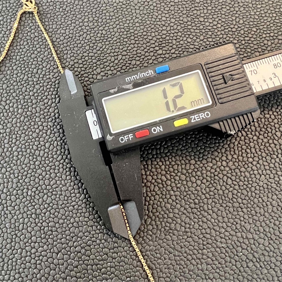 C72607)K18ベネチアンネックレス ホールマーク750 18金チェーン | mag