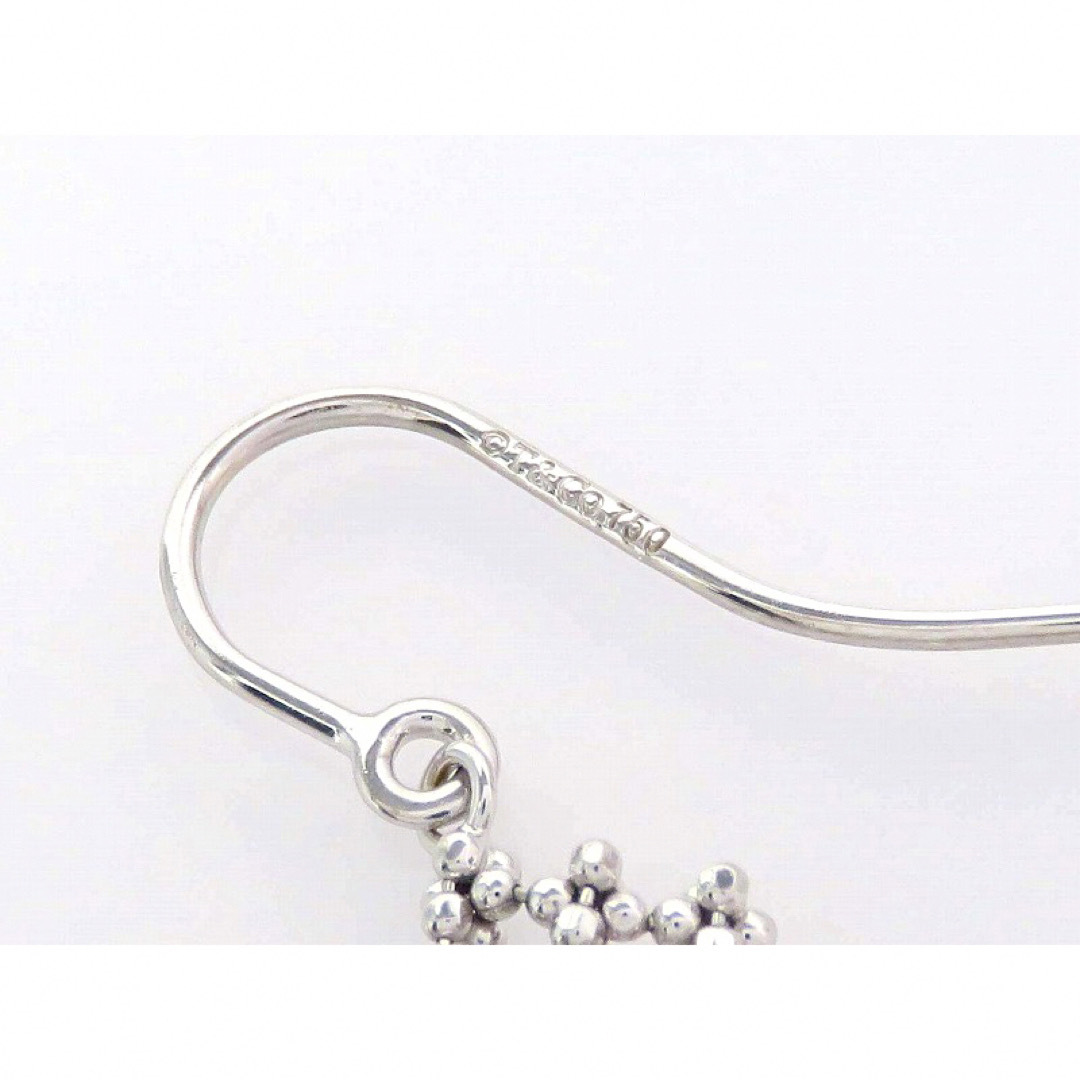 TIFFANY&Co ティファニー 750 フリンジ スクエア フック ピアス-