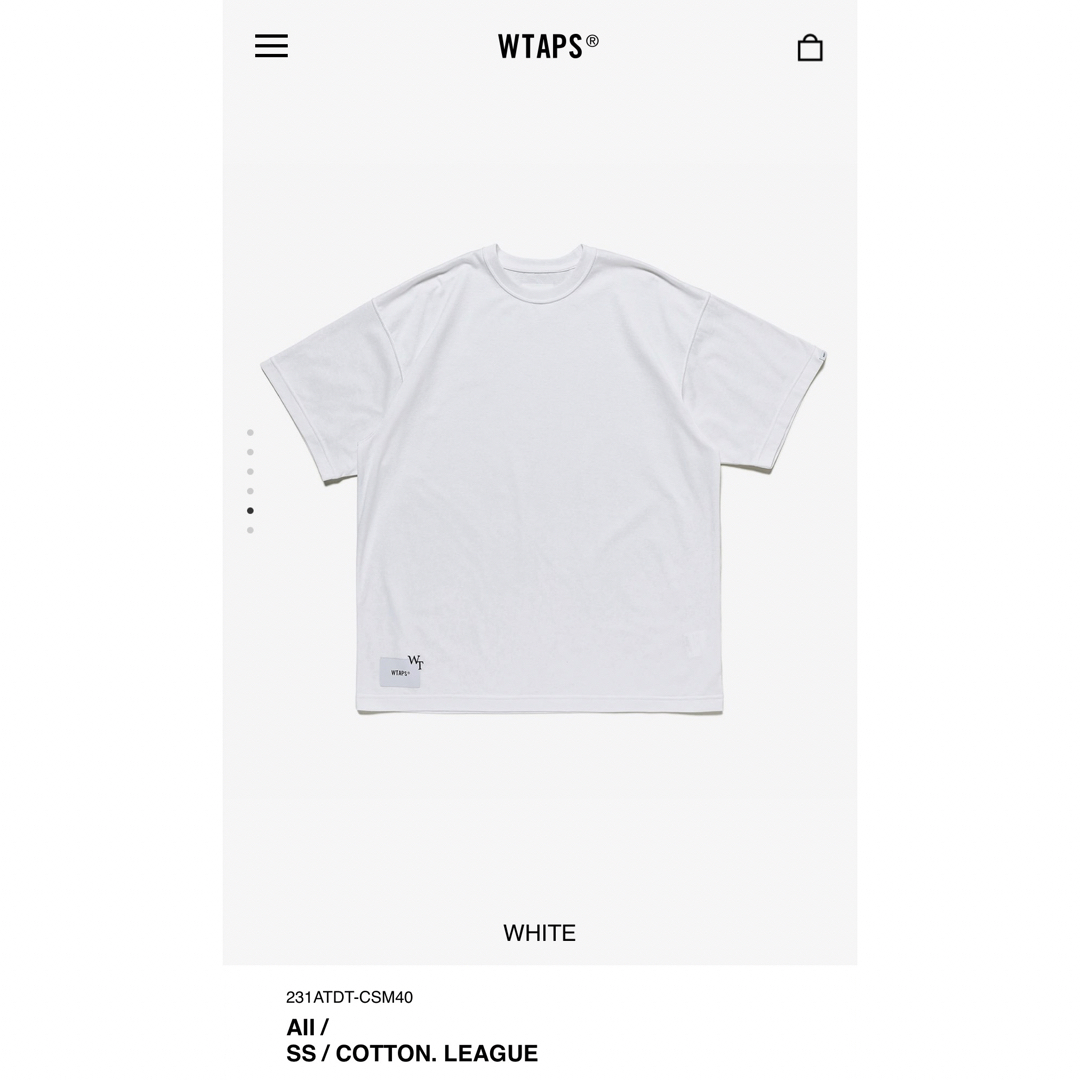 WTAPS week21 ホワイトMサイズ　23ss