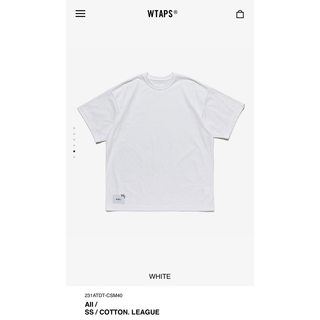 ダブルタップス(W)taps)のWTAPS week21 ホワイトMサイズ　23ss(Tシャツ/カットソー(半袖/袖なし))