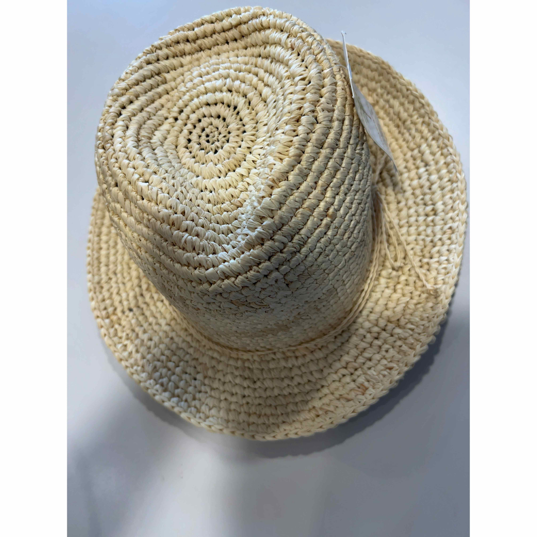 ラフィアハット 夏用帽子 レディースの帽子(麦わら帽子/ストローハット)の商品写真