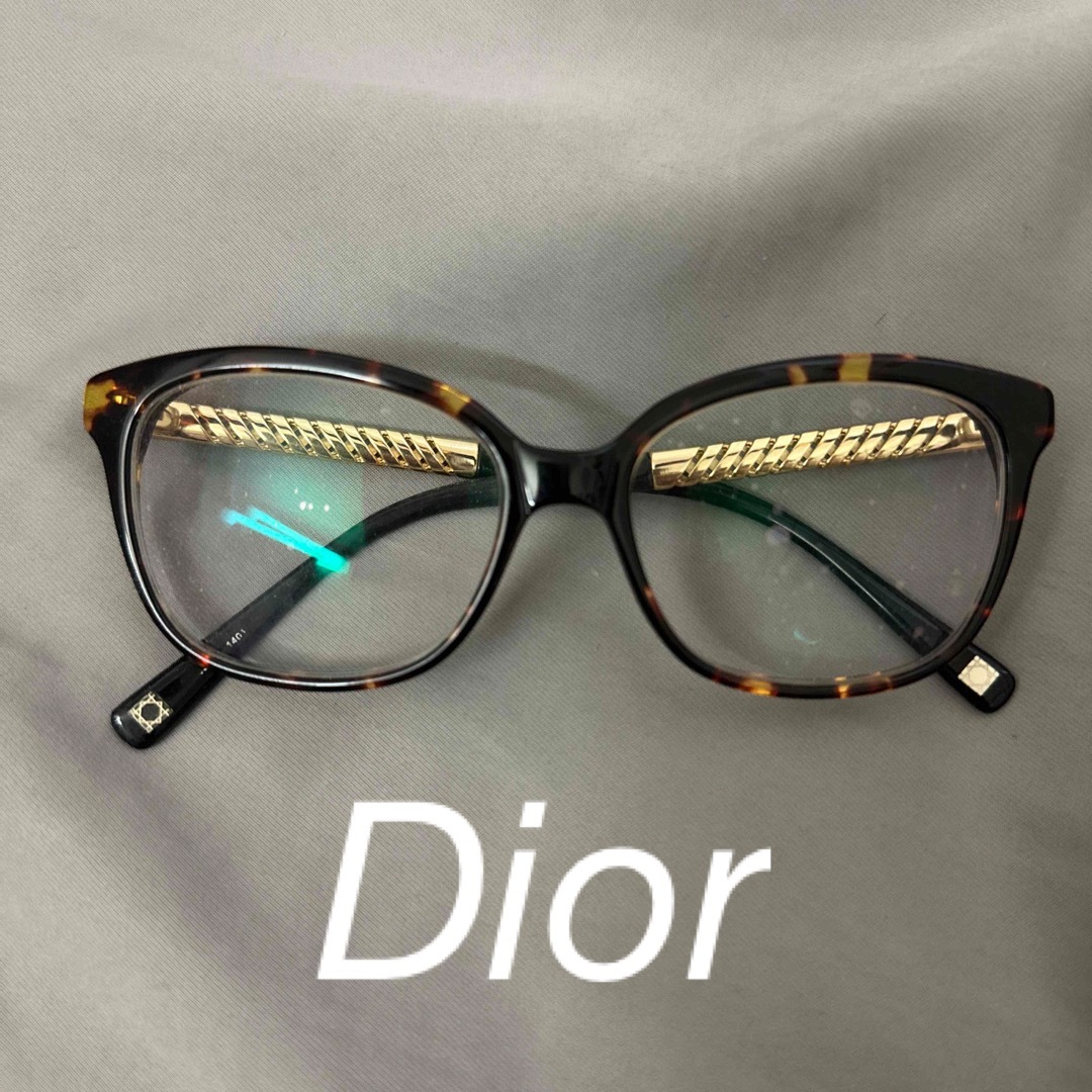 Dior(ディオール)の【ヴィンテージ】最終値下げ！Dior ディオール メガネ レディースのファッション小物(サングラス/メガネ)の商品写真