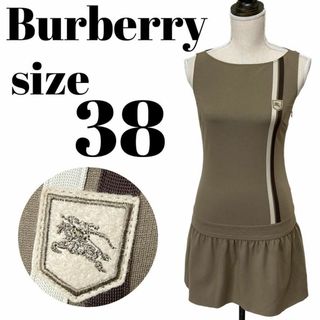 バーバリーブルーレーベル(BURBERRY BLUE LABEL)の【高級】BURBERRY BLUE LABEL ノースリーブ ワンピース 膝丈(ひざ丈ワンピース)