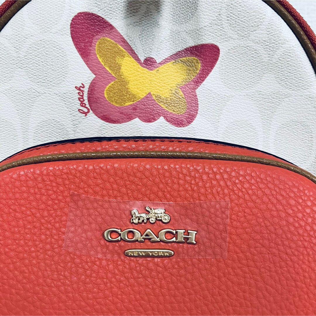 【新品未使用】コーチ COACH バッグ リュックサック　蝶