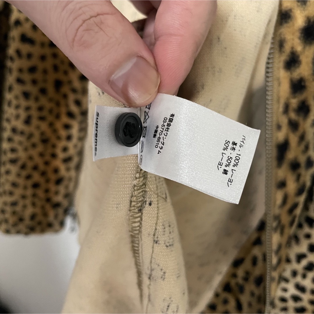 supreme cheetah pile zip up shirt 17awご検討よろしくお願い致します