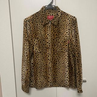 シュプリーム(Supreme)のsupreme 17aw cheetah pile zip up shirt (シャツ)