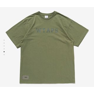 W)taps - オリーブS WTAPS COLLEGE SS COTTON Tee Tシャツの通販｜ラクマ