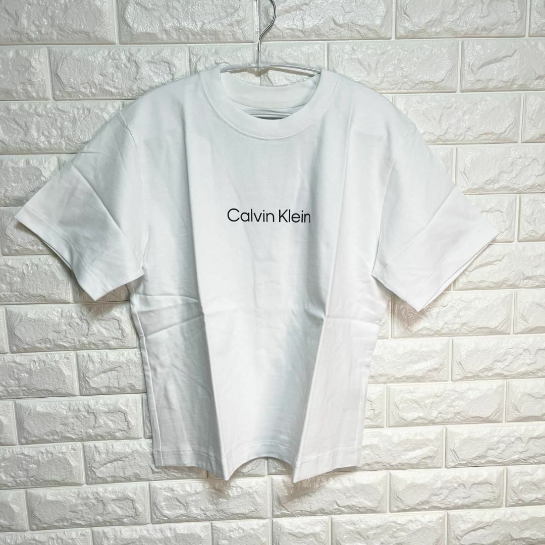 【ラスト1点】カルバンクライン　ロゴプリントボクシーTシャツ　Mサイズ 2