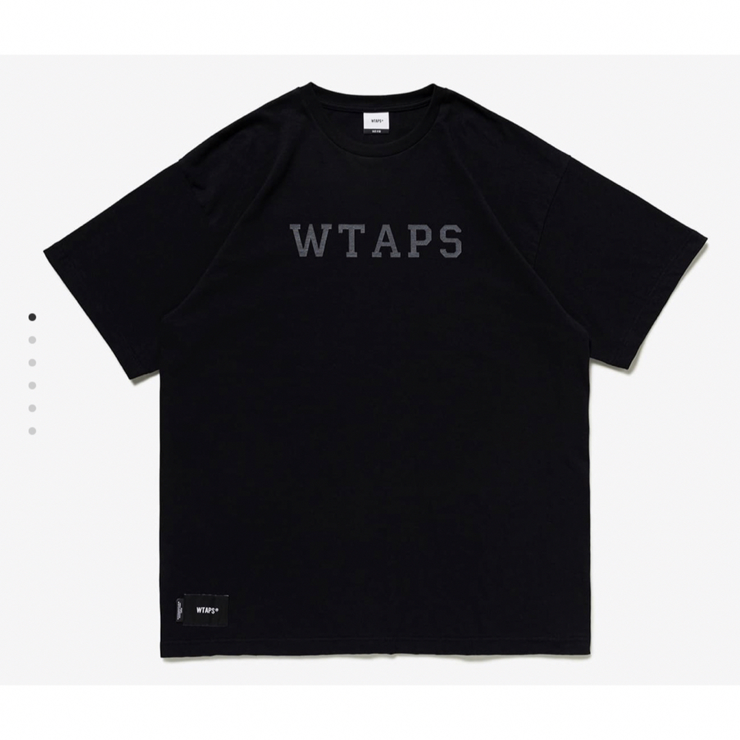 黒S WTAPS COLLEGE SS COTTON Tee Tシャツ