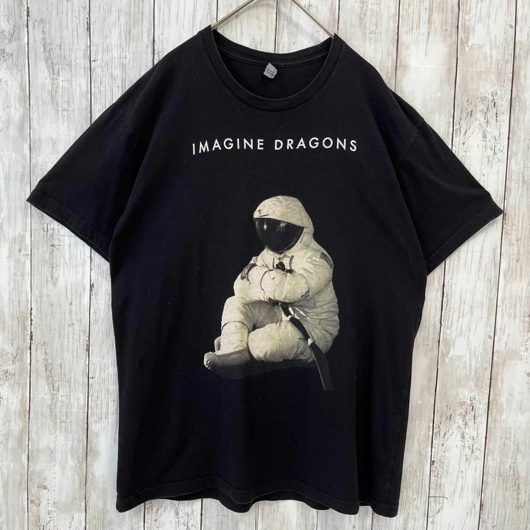 MUSIC TEE(ミュージックティー)のロックバンドTシャツ古着　IMAGINE DRAGONSバックプリントTシャツM メンズのトップス(Tシャツ/カットソー(半袖/袖なし))の商品写真