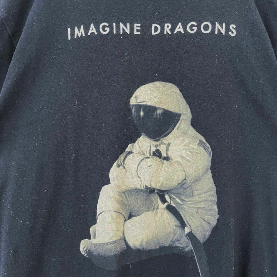 MUSIC TEE(ミュージックティー)のロックバンドTシャツ古着　IMAGINE DRAGONSバックプリントTシャツM メンズのトップス(Tシャツ/カットソー(半袖/袖なし))の商品写真