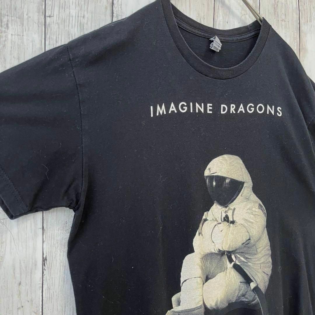 MUSIC TEE(ミュージックティー)のロックバンドTシャツ古着　IMAGINE DRAGONSバックプリントTシャツM メンズのトップス(Tシャツ/カットソー(半袖/袖なし))の商品写真