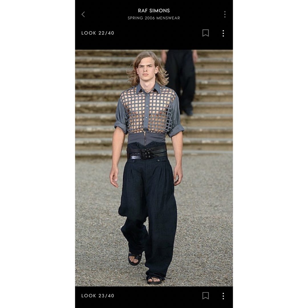 RAF SIMONS - RAF SIMONS 2006ss レーザーカットシャツの通販 by RAF SIMONS - RAF SIMONS 2006ss レーザーカットシャツの通販 by