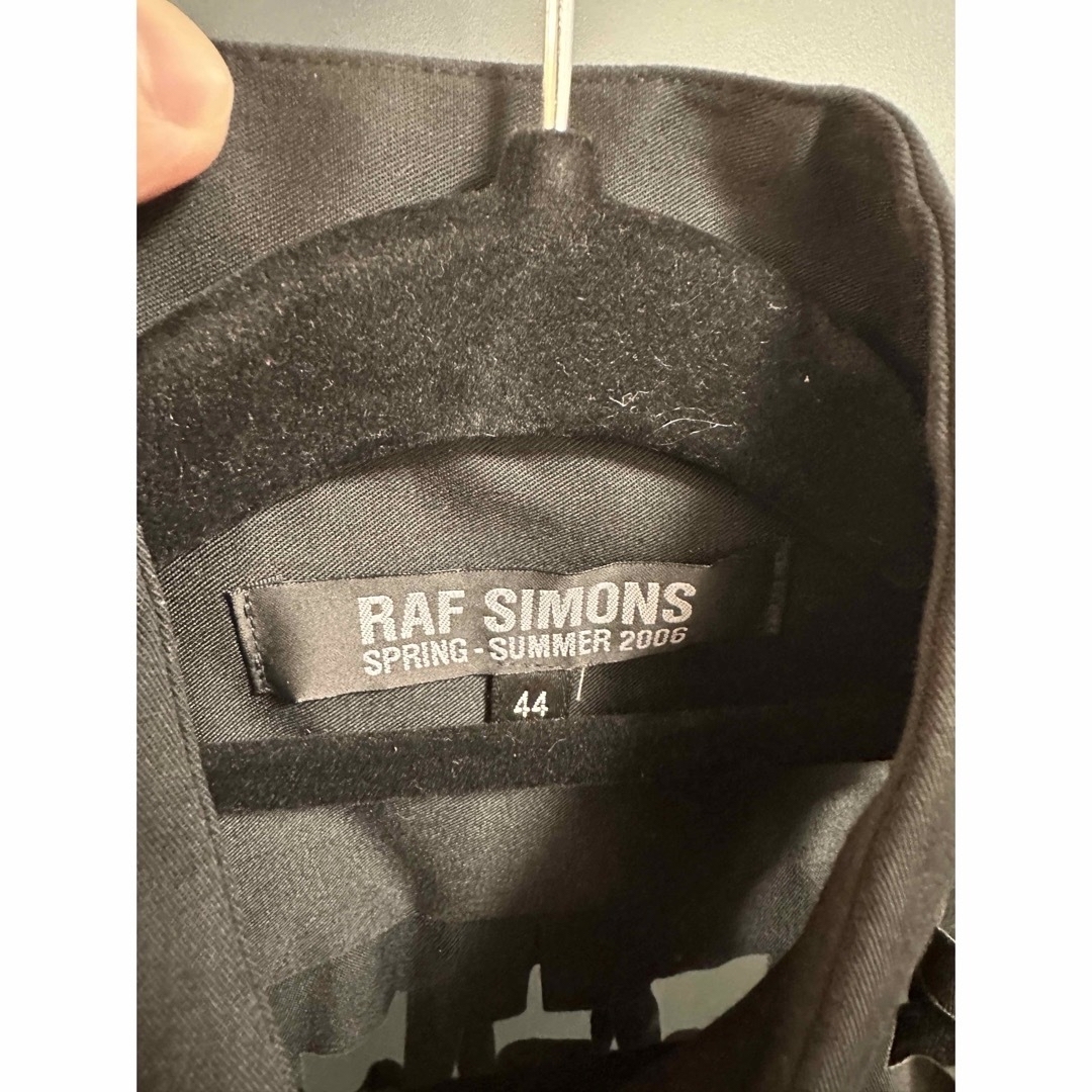 RAF SIMONS 2006ss レーザーカットシャツ 黒 | hartwellspremium.com