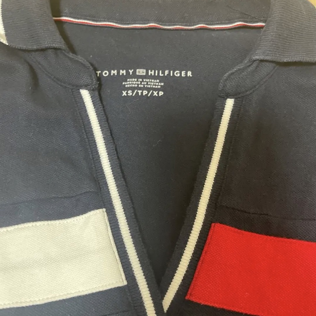 TOMMY HILFIGER(トミーヒルフィガー)のトミーフィルガー　ワンピース　ポロシャツ XS レディースのワンピース(ひざ丈ワンピース)の商品写真