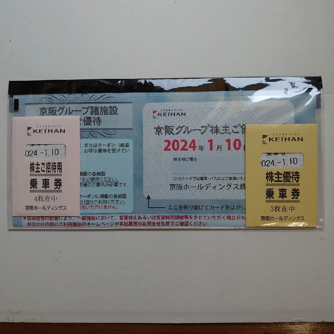 京阪ホールディングス　株主優待 匿名配送