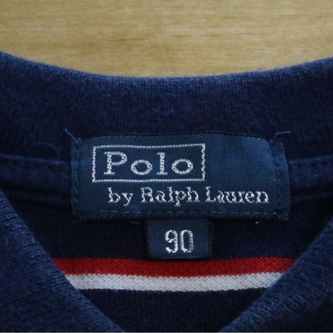 POLO RALPH LAUREN(ポロラルフローレン)のお値下げしました☆かっこいい！ラルフローレン ポロシャツ　90サイズ キッズ/ベビー/マタニティのキッズ服男の子用(90cm~)(Tシャツ/カットソー)の商品写真