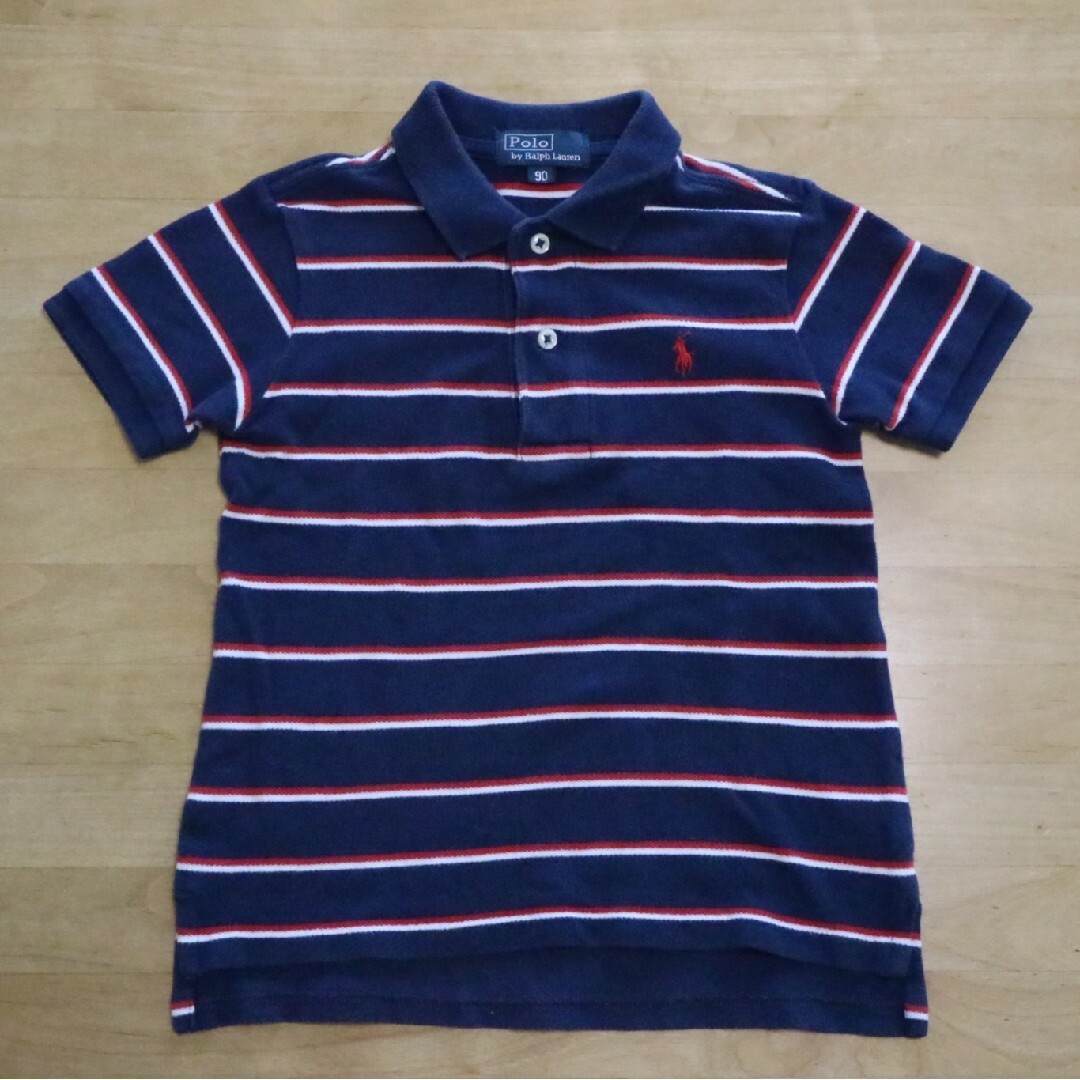 POLO RALPH LAUREN(ポロラルフローレン)のお値下げしました☆かっこいい！ラルフローレン ポロシャツ　90サイズ キッズ/ベビー/マタニティのキッズ服男の子用(90cm~)(Tシャツ/カットソー)の商品写真