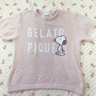 ジェラートピケ(gelato pique)の美品　ジェラートピケ　140〜150 スヌーピー　トップス　部屋着(ルームウェア)