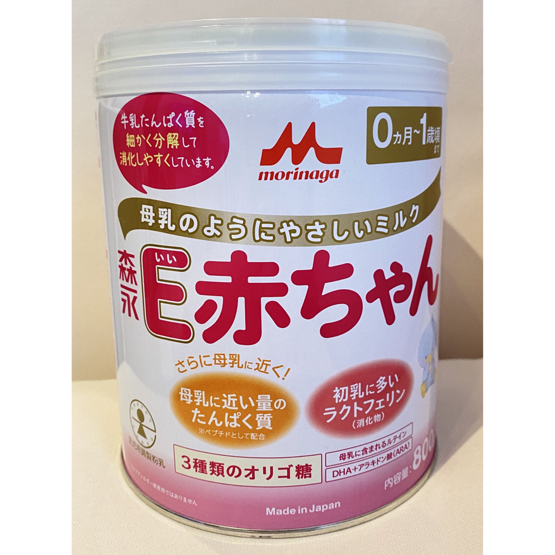 森永乳業(モリナガニュウギョウ)の森永 E赤ちゃん 未開封 粉ミルク 800g  キッズ/ベビー/マタニティの授乳/お食事用品(その他)の商品写真