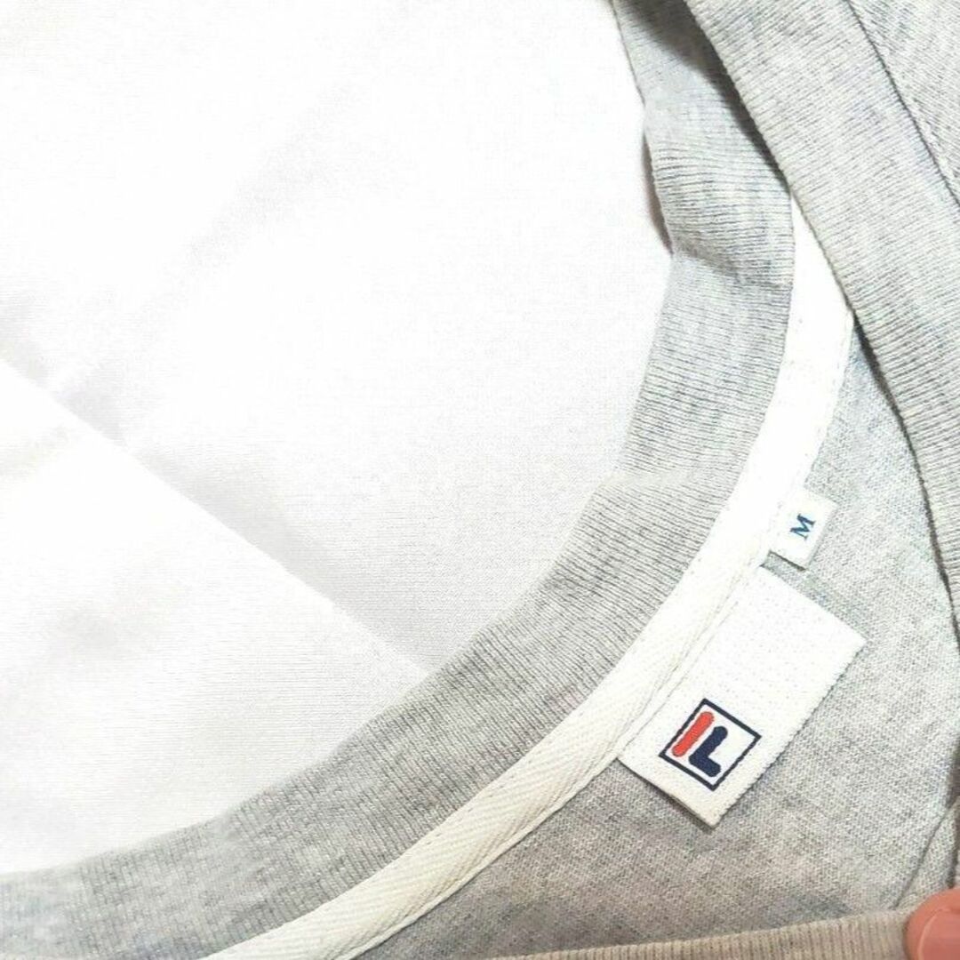 FILA(フィラ)のFILA ワンピース Tシャツ ロゴ グレー レディースのワンピース(ひざ丈ワンピース)の商品写真