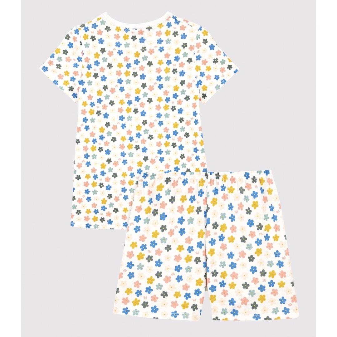 PETIT BATEAU(プチバトー)のプチバトー　新品タグ付き　半袖　パジャマ　4ans/104cm キッズ/ベビー/マタニティのキッズ服女の子用(90cm~)(パジャマ)の商品写真