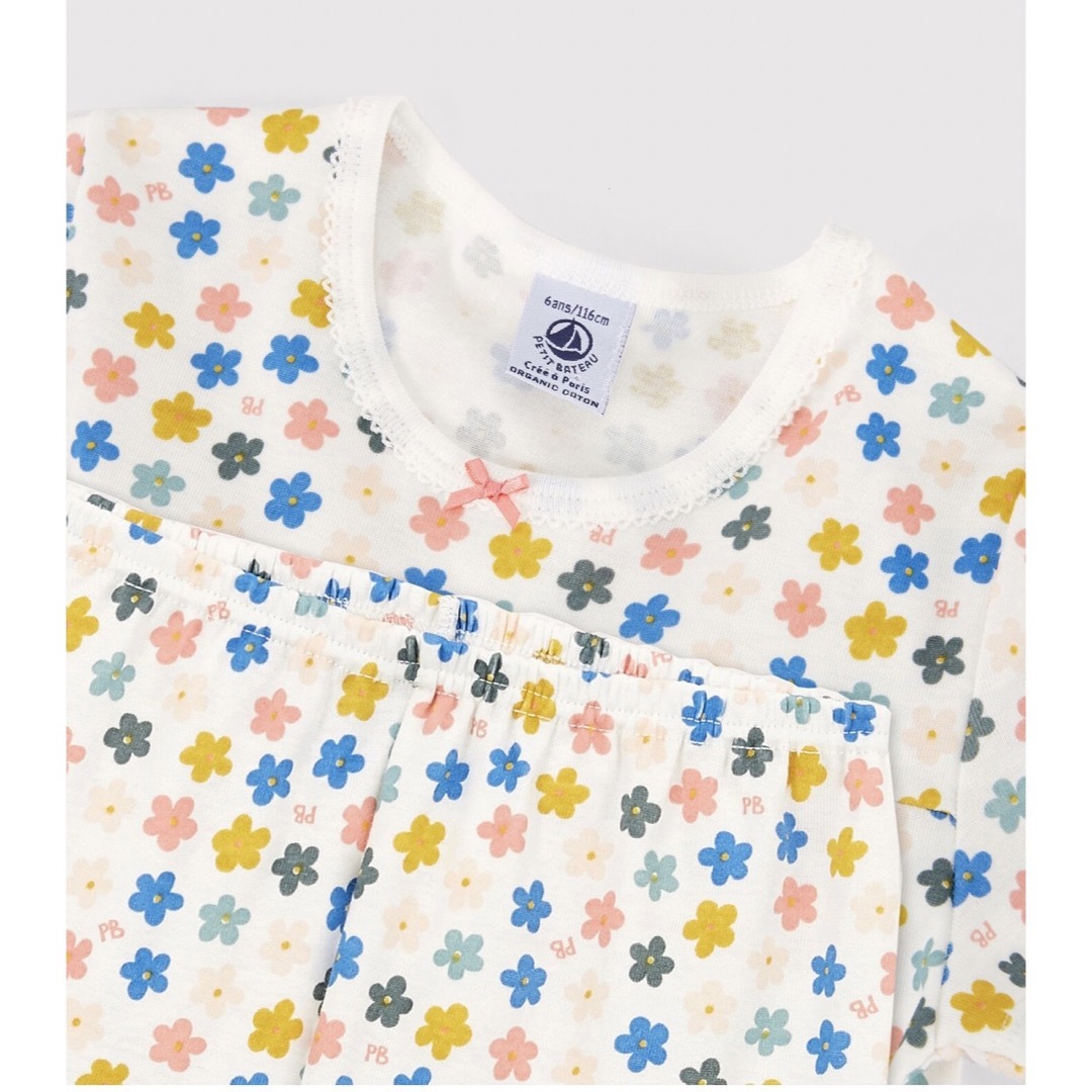 専用　プチバトー　新品タグ付きパジャマ&半袖Tシャツ3枚組　4ans/104cm