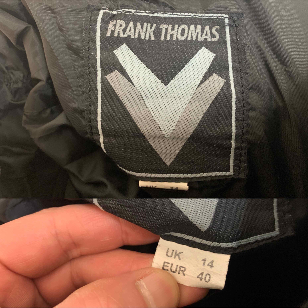 FRANK THOMAS VINTAGE バイカーレザーパンツ ブラック 40