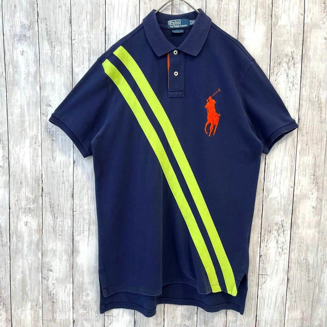 人気 POLO ラルフローレン 半袖ポロシャツ ビッグポニー 刺繍ロゴ