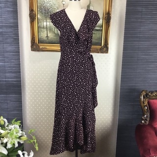 テッドベイカー(TED BAKER)の新品☆ MAX STUDIO サイズM(ロングワンピース/マキシワンピース)