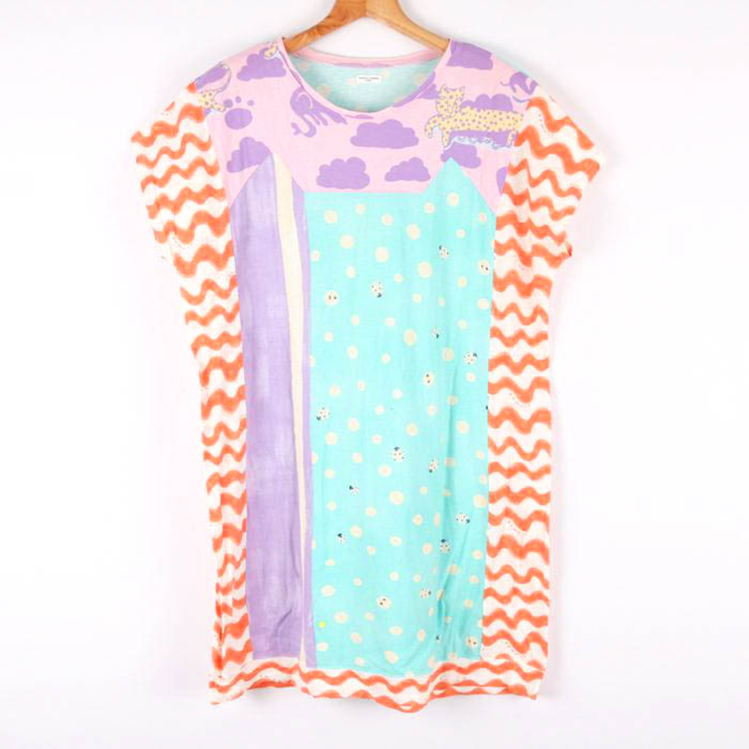 TSUMORI CHISATO - ツモリチサト SLEEP ワンピース 半袖 総柄 TSUMORI CHISATO - ツモリチサト SLEEP ワンピース 半袖 総柄