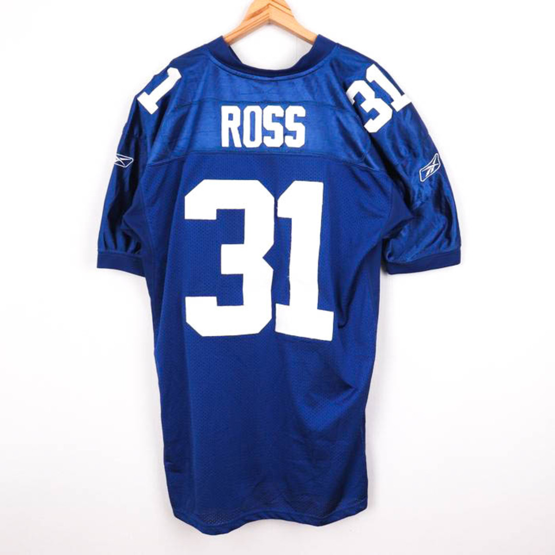 Reebok(リーボック)のリーボック Tシャツ アメフト ユニフォーム NFL ジャイアンツ #31 ゲームシャツ  大きいサイズUS古着 メンズ 52サイズ ブルー Reebok メンズのトップス(Tシャツ/カットソー(半袖/袖なし))の商品写真