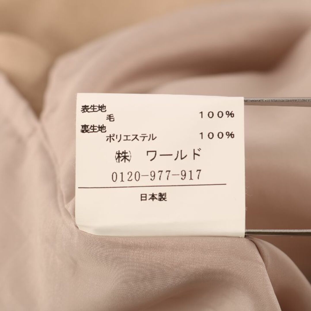 UNTITLED - アンタイトル ワンピース 半袖 膝丈 ウール100% シンプル